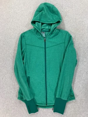 Куртка с капюшоном на молнии флисовая полиэстер REI (женская маленькая) зеленая - Изображение 1 из 4