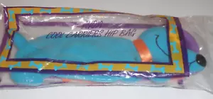 Neu Vintage 1992 Avon Cool Carrier Hüfttasche blau Welpe Hund Bauchtasche Handtasche - Bild 1 von 4