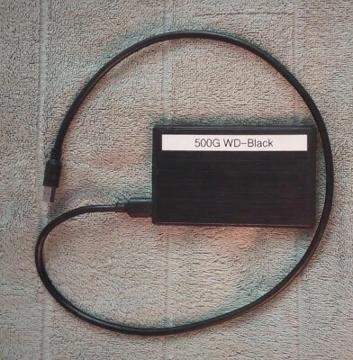 WD Western Digital 500GB WD Black USB 3.0 External HDD  - Image 1 of 2