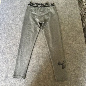 Under Armour Youth HeatGear Sonic Compression Leggings Size Medium Gray Training - Picture 1 of 7
