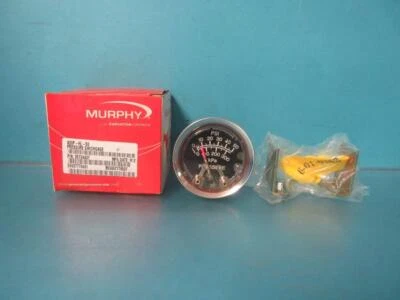 НОВЫЙ MURPHY SWICHGAGE A20P-HL-50 05704437 ДАВЛЕНИЕ 0-50 ФУНТОВ НА КВАДРАТНЫЙ ДЮЙМ КАЛИБР 0-300 КПА НОВЫЙ В КОРОБКЕ - Изображение 1 из 4