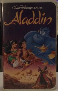 Aladdin 🪔VHS Tape Walt Disney's Black Diamond 💎Classic-1662 RARE🪔 - Picture 1 of 5