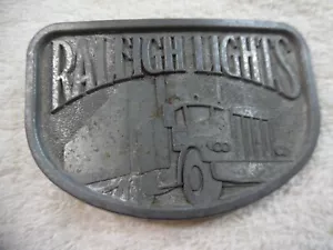 Raleigh Lights Trucking Belt Buckle 116D7 - Picture 1 of 2