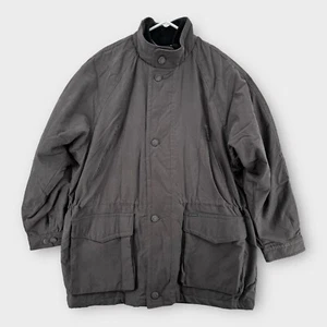 Weatherproof Jacket Mens Large Fleece Lined Pockets Nylon Coat Outdoors Hiking - Picture 1 of 7