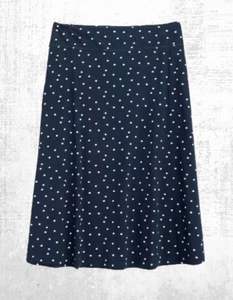 Ex Seasalt Women’s Jessica A-line Soft Jersey Skirt in Navy - Picture 1 of 5