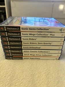 Sonic & SEGA Playstation 2 PS2 Bundle with Manuals - Picture 1 of 3
