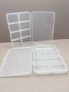 Universal Klarer Kunststoff 8 Fächer Slim - Fliegenfischen Fliegen Box - Bild 1 von 2