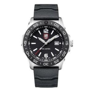 Nuevo reloj para hombre Luminox Pacific Diver 3120 esfera negra correa de goma XS.3121 - Imagen 1 de 4