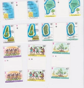 Tuvalu Briefmarken Unabhängigkeit - Ausgaben von 1976 überdruckt "UNABHÄNGIGKEIT 1978 - Bild 1 von 1