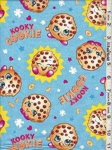 Shopkins Moose Cookie Lookie Fabrics SOLD SEPARATELY by Springs Creative bty - Picture 1 of 6