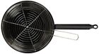 Frying Pan With Basket Vaello Black Enamelled Steel (Ø 26 Cm) NUOVO