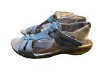 Hush Puppies Women's Sagitar T-Strap Sandals Yellow Suede Leather Size 10