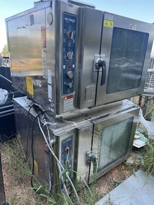2009 Alto Shaam 7.14 ESG Double Stack Combination Full Size Nat Gas Oven Steamer - Picture 1 of 13