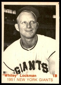 1975 TCMA 1951 NEW YORK GIANTS - #- WHITEY LOCKMAN NEW YORK GIANTS