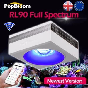 PopBloom RL90 spettro completo illuminazione acquario marino LED pesci corallo serbatoio SPS LPS - Foto 1 di 13