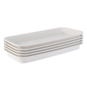 5 Pcs Drought Resistant Trays Drip Rectangular Water Plant Planter - Picture 1 of 12