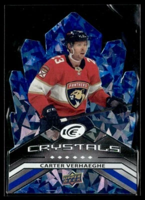 2021-22 Upper Deck ICE Crystals Carter Verhaeghe Panthers - Image 1 of 2