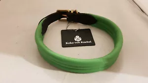 Collector Dog Collar - Collier Chien - Koko Von Knebel - Vert 50cms - Imagen 1 de 4