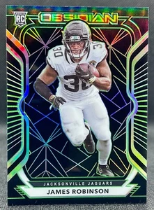 2020 Panini Obsidian James Robinson Green Electric Etch Rookie #20/50 Jaguars RC - Picture 1 of 3