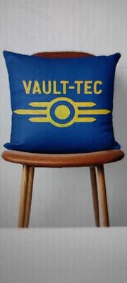 Kissenbezug Fallout Vault tec 45x45cm blau - Bild 1 von 4