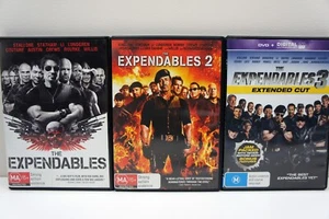 The Expendables 1 2 3 Trilogy DVD Bundle - Region 4 - PAL - Free Post - Picture 1 of 10