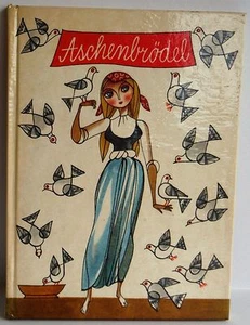 Aschenbrodel Cinderella Jan Pilar 1960 vintage children's book HB German text - Picture 1 of 9