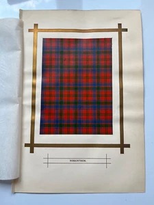 Highland Tartan Robertson antique engraving - Picture 1 of 4