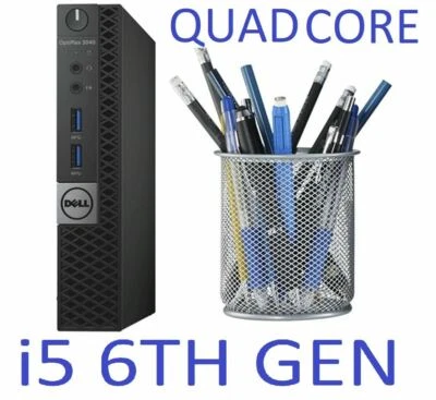 DELL MINI Tiny PC 3040 MICRO i5 6TH GEN 8 GB RAM 120GB 240GB 512GB SSD WIFI HDMI - Image 1 of 2