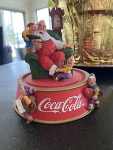 Franklin Mint Coka Cola Weihnachtsmann Skulptur - Bild 1 von 6