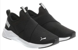 Puma Chroma Damen-Slipper sportlich schwarz Turnschuhe/Schuhe Größe 10 - Bild 1 von 14