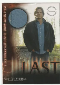 Sam Winchester Jared Padalecki LAST DAY Season 3 Pieceworks Card PW-13A - Picture 1 of 2