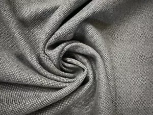 Designtex Bute Tweed Smoke Gray Woven Wool Upholstery Fabric Remnant - 2.1 yards - Picture 1 of 10