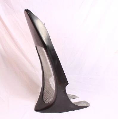 Custom Raked Chin Spoiler Radiator cover Fits Honda Fury All years Black Nice - Image 1 of 4