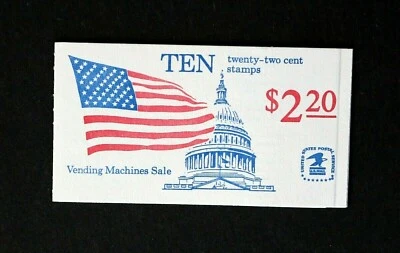 U.S. Scott #BK145 Booklet, $2.20 "Capitol", Mint in Excellent Condition - Image 1 of 2