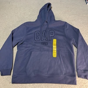 GAP lila Hoodie Sweatshirt Schreibweise 1969 bestickt tonales Logo Größe M - Bild 1 von 6