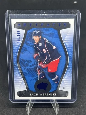 2023-24 Upper Deck Artifacts - Zach Werenski #68 Royal Blue /199 - Image 1 of 2