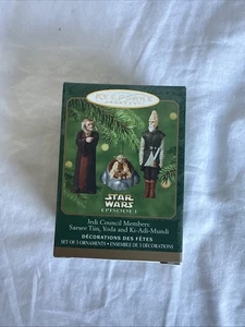 2000 Hallmark Andenken Ornamente Star Wars: Episode 1 Jedi Ratsmitglieder - Bild 1 von 2