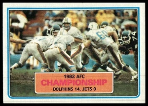 1983 Topps #11 1982 AFC Championship - Picture 1 of 2
