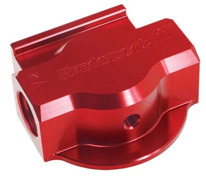 Trans Dapt Performance 3300 Remote Oil Filter Base Universal Single Aluminum - Picture 1 of 7