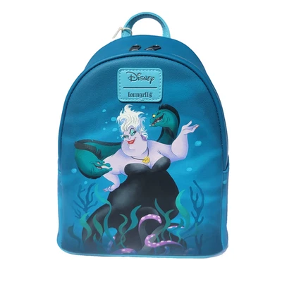 Loungefly Disney Русалочка Урсула мини рюкзак новый с ярлыками синий - Изображение 1 из 4