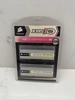 Corsair XMS3 DHX Dual Path With Heat Exchange DDR3 2×2GB Modules Sealed New - Image 1 of 4