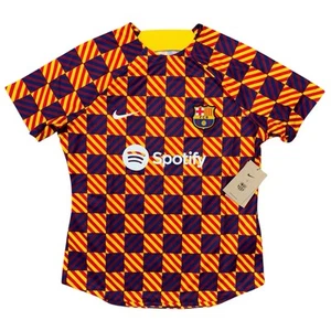 Nike FC Barcelona '23 Pre Match Soccer Jersey, Size Medium NWT DR4910-729 - Picture 1 of 2