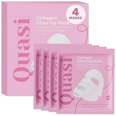 Quasi Bio-Collagen Face Mask Overnight – Hydrating Korean Sheet Mask - Image 1 of 4