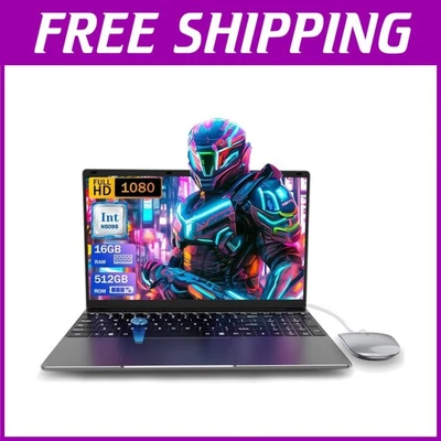 Thin & Light Laptop 15.6" 16GB RAM 512GB SSD WiFi5 Bluetooth - Image 1 of 4