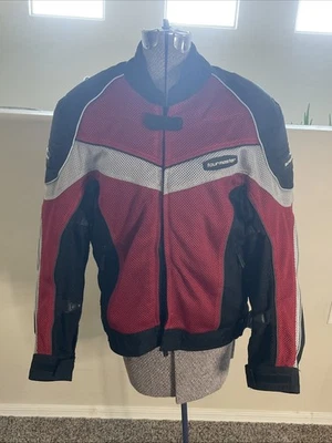 Tourmaster Jacket Mens size SM/40. Red Motorcycle Intake Series 2 Mesh Padded (B - Image 1 of 4