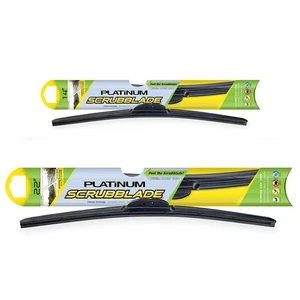 Scrubblade Platinum Wiper Blade Set For Toyota Echo Nissan Juke - Picture 1 of 4