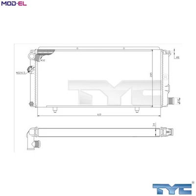 RADIATOR ENGINE COOLING 726-0014-R FOR PEUGEOT 205/Hatchback/Van/�/Mk/II 1.9L - Image 1 of 4