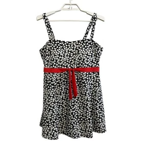 A Shore Fit Badeanzug Herzmuster Retro Badekleid - Bild 1 von 8
