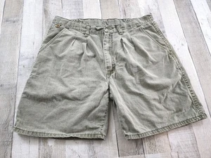 Vtg Wrangler Rugged Wear Faded Lightweight Ripstop Canvas Shorts Men's 34 - Picture 1 of 10