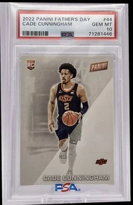 Cade Cunningham RC 2022 Panini Father’s Day #44 PSA 10 Detroit Pistons - Picture 1 of 2
